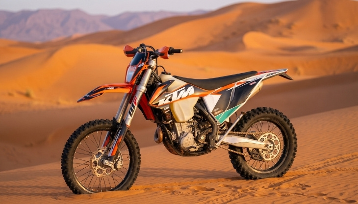 1 Hour KTM Moto Biking Merzouga