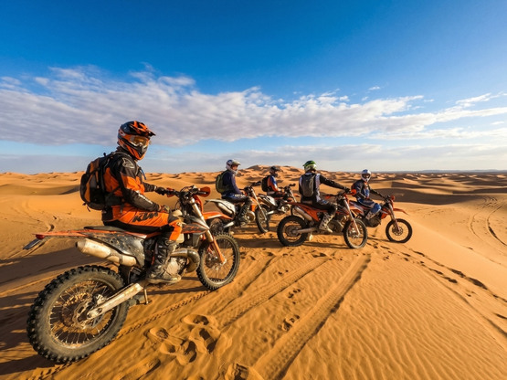 KTM Moto riding Merzouga